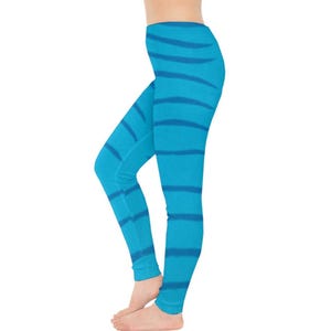 Avatar Costume Leggings - Women's Disneybound Navi Style image 3