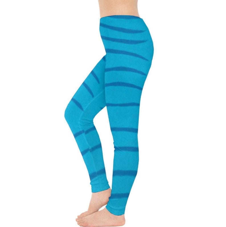 Avatar Costume Leggings - Women's Disneybound Navi Style image 3