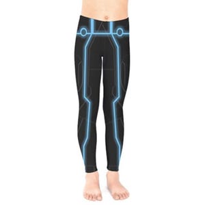 Leggings ispirati a Tron Legacy per neonati/bambini