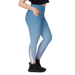 Women&#39;s Elsa     Inspired Leggings with pockets