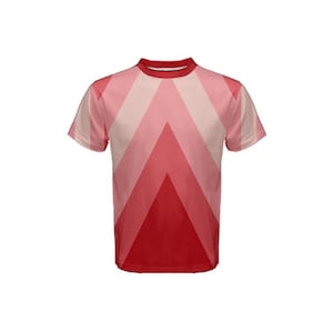 Op Candycane Wall geïnspireerde herenshirt met korte mouwen