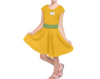 Kid's Pluto Inspired Short Sleeve Dress