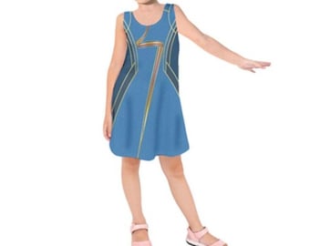 Vestido sin mangas infantil inspirado en Kamala Harris