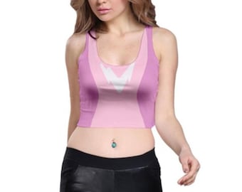 Top corto inspirado en un ángel para mujer