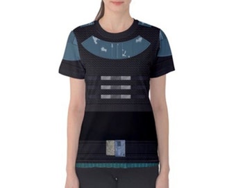 Women's Cara Dune   Inspired Short Sleeve Shirt