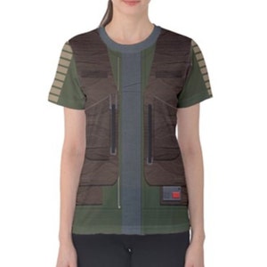Women&#39;s Jyn Erso   Rogue One Inspired Short Sleeve Shirt
