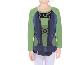 Kid's Gamora Inspired Long Sleeve Shirt