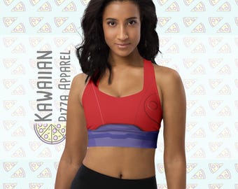 Women's Super Healthcare Companion Inspired Recycled Longline Sports Bra