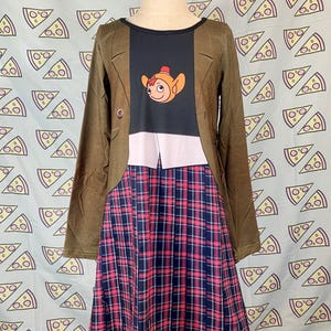 Kid's Margo Despicable Me Inspired Long Sleeve Dress afbeelding 2