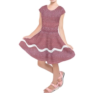 Kid's Taffyta Inspired Short Sleeve Dress