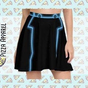 Women's Tron Legacy Inspired Skater Skirt
