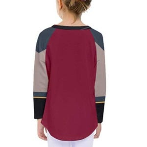 Camiseta de manga larga para niños inspirada en Li Shang Mulan imagen 2