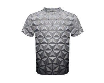 RUSH ORDER: Men's Spaceship Earth Epcot Inspired ATHLETIC Shirt