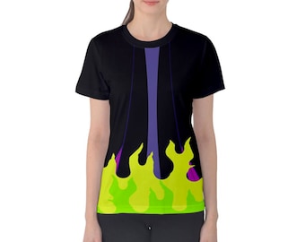 Women's Maleficent Sleeping Beauty Inspired Short Sleeve Shirt