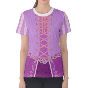 Women&#39;s Rapunzel Inspired Short Sleeve Shirt