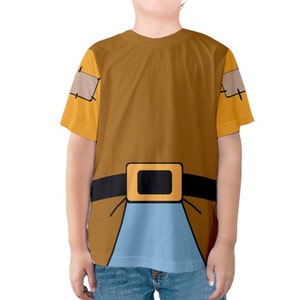 Kid&#39;s Happy (No Beard) Snow White and the Seven Dwarfs Inspired Shirt