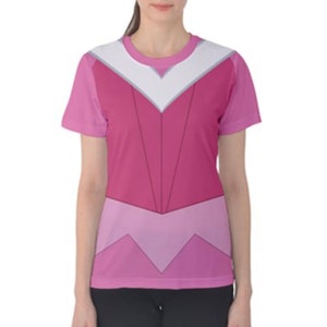 Women&#39;s Aurora Sleeping Beauty Inspired Short Sleeve Shirt