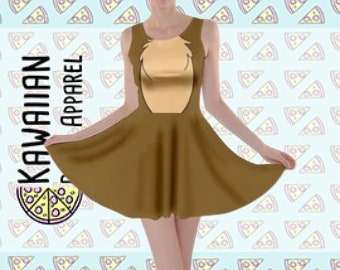 Chip and Dale Chip Inspired Skater Dress