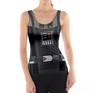 Op Darth Vader geïnspireerde tanktop voor dames