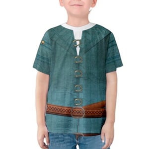 READY-to-SHIP [6] Kid&#39;s Flynn Rider Inspired Shirt