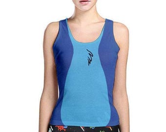 Regata feminina inspirada em pontos