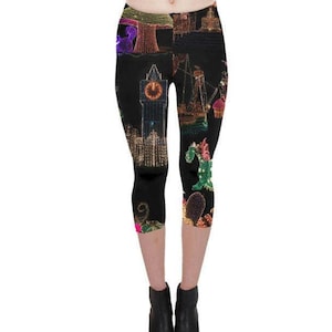 Women's Main Street Electrical Parade Inspired Capri Leggings