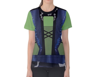 Women's Gamora Inspired ATHLETIC Short Sleeve Shirt