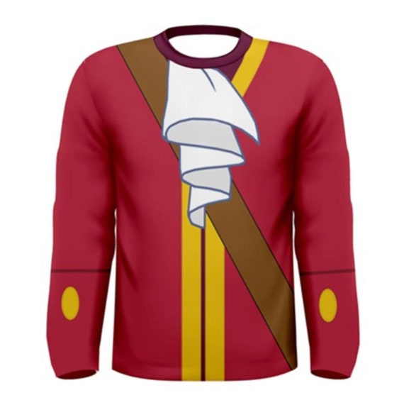 Men's Captain Hook Peter Pan Inspired Long Sleeve Shirt 