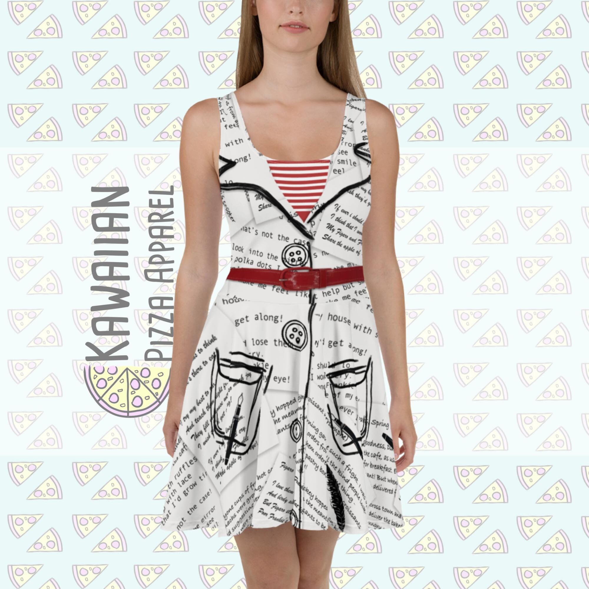 Women's Topolino Terrace Minnie Inspired Skater Dress