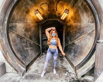 Top corto inspirado en Steel Bounty Hunter para mujer