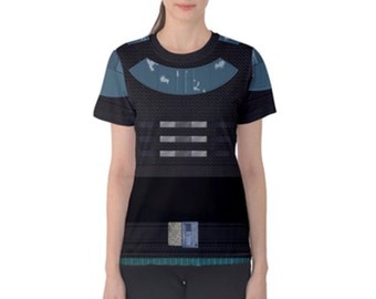 Women's Cara Dune   Inspired ATHLETIC Short Sleeve Shirt