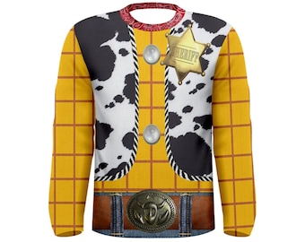 Camisa de manga larga inspirada en Woody para hombre