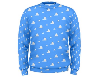 Men's  Cloud Wallpaper Crewneck Sweatshirt