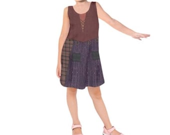 Kid's Mary Sanderson Inspired Sleeveless Dress