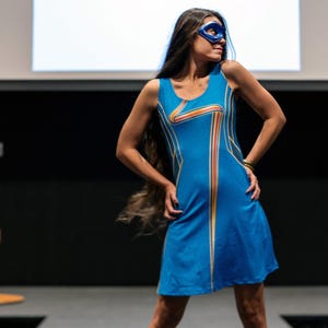Women&#39;s Kamala Inspired Sleeveless Flare Dress