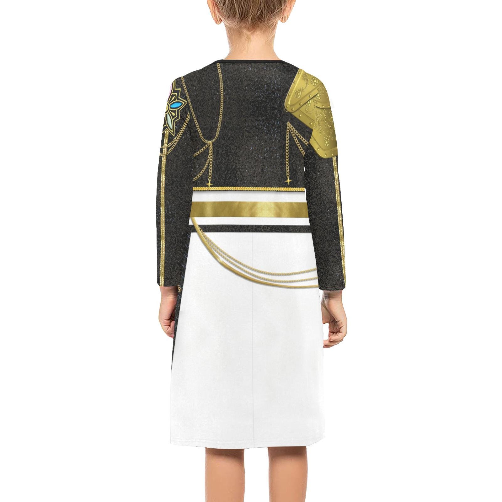 rumi demon hunter long sleeve twirl dress Rumi And Derpy Tiger Cosplay Kpop Demon Hunter Costume Aop Kids Long Sleeve Twirl Dress (choose a design number in customer note box below)