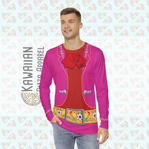 Men's Feliz Navidad Panchito Inspired Long Sleeve Shirt
