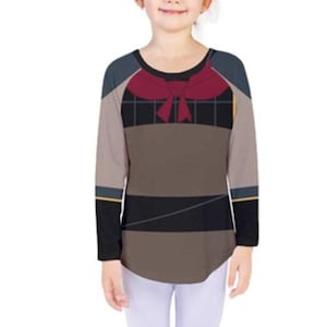 Camiseta de manga larga para niños inspirada en Li Shang Mulan imagen 1
