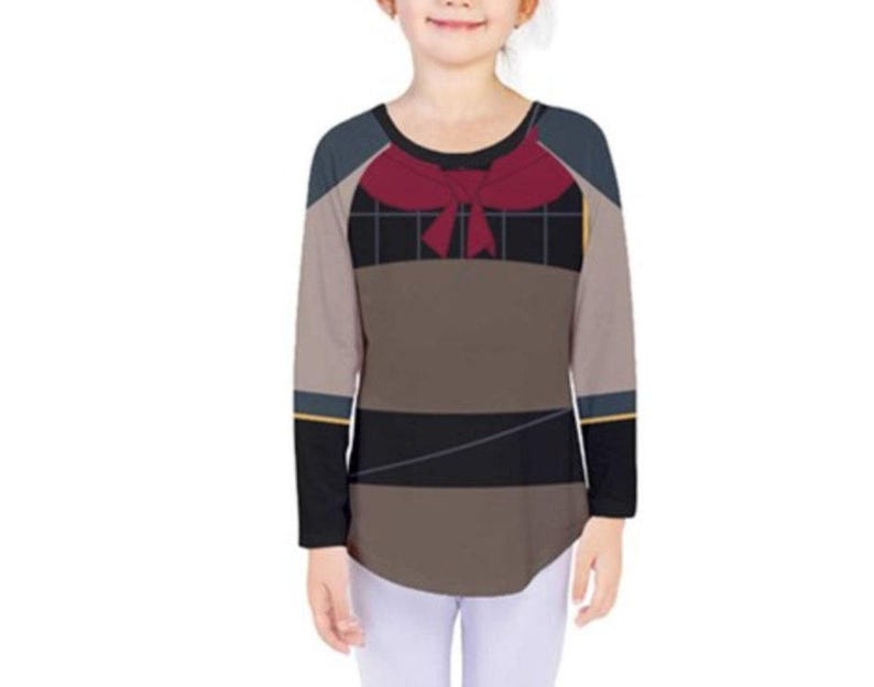 Camiseta de manga larga para niños inspirada en Li Shang Mulan imagen 1