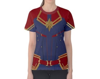 Women's Capt. Danvers Inspired ATHLETIC Shirt