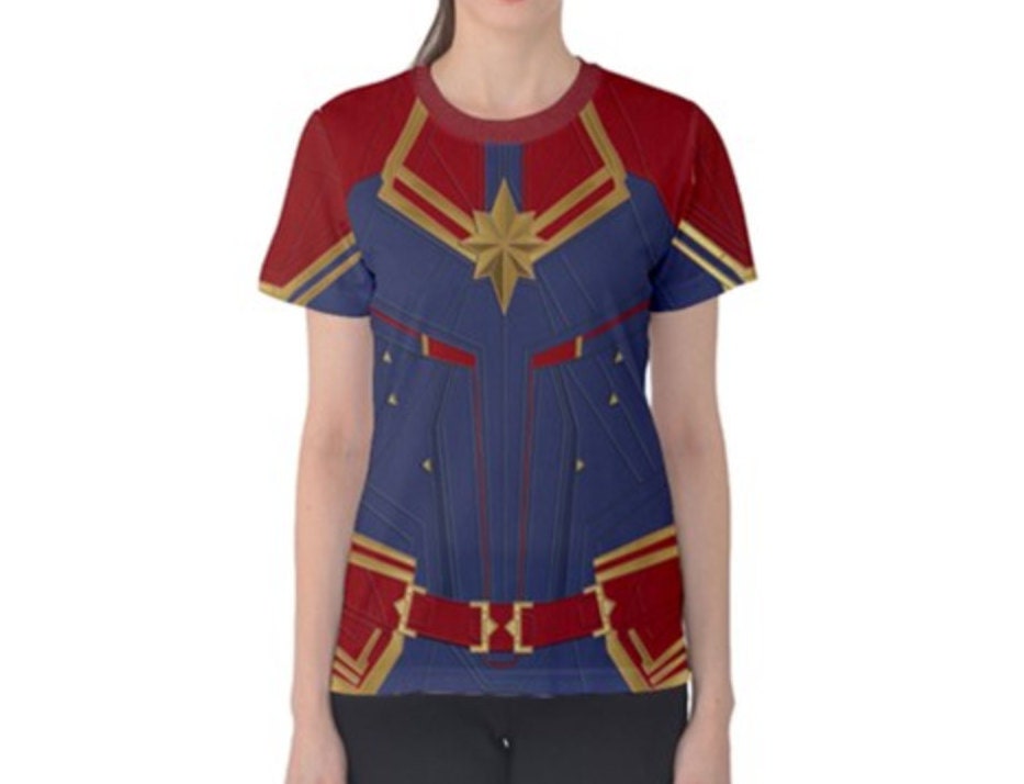Captain marvel hot sale running shirt