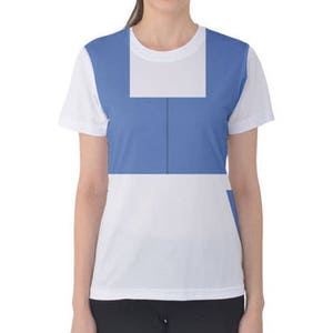 Women&#39;s Belle Town Dress  Inspired ATHLETIC Short Sleeve Shirt