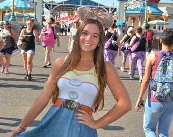 Women's Jessie  Inspired Sleeveless Flare Dress