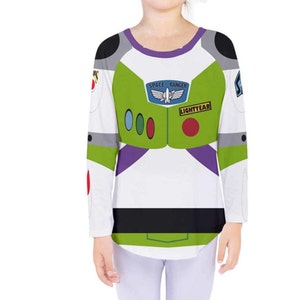 Kid's Buzz Lightyear Inspired Long Sleeve Shirt image 1