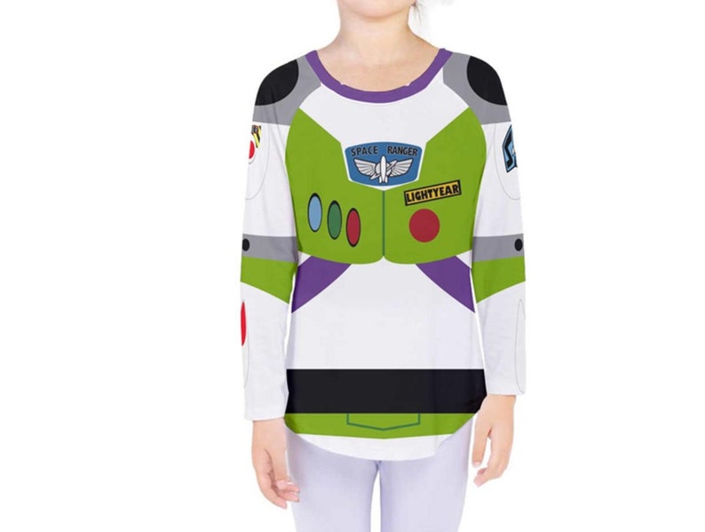 Kid's Buzz Lightyear Inspired Long Sleeve Shirt image 1