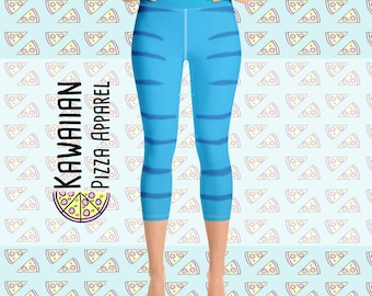 Leggings capri de yoga inspirados en Avatar para mujer