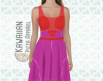 Women's Honey Lemon Inspired Skater Dress