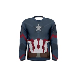Men's Cap Inspired Long Sleeve Shirt
