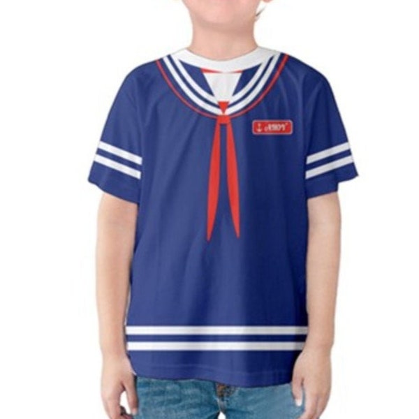 Camiseta inspirada en Scoops Ahoy Stranger Things para niños