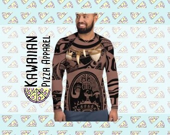Maui inspiriertes Athletik-Langarmshirt für Herren